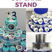 Poster for DIY cupcake stand.