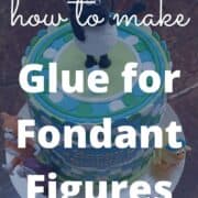 Poster for DIY fondant glue.
