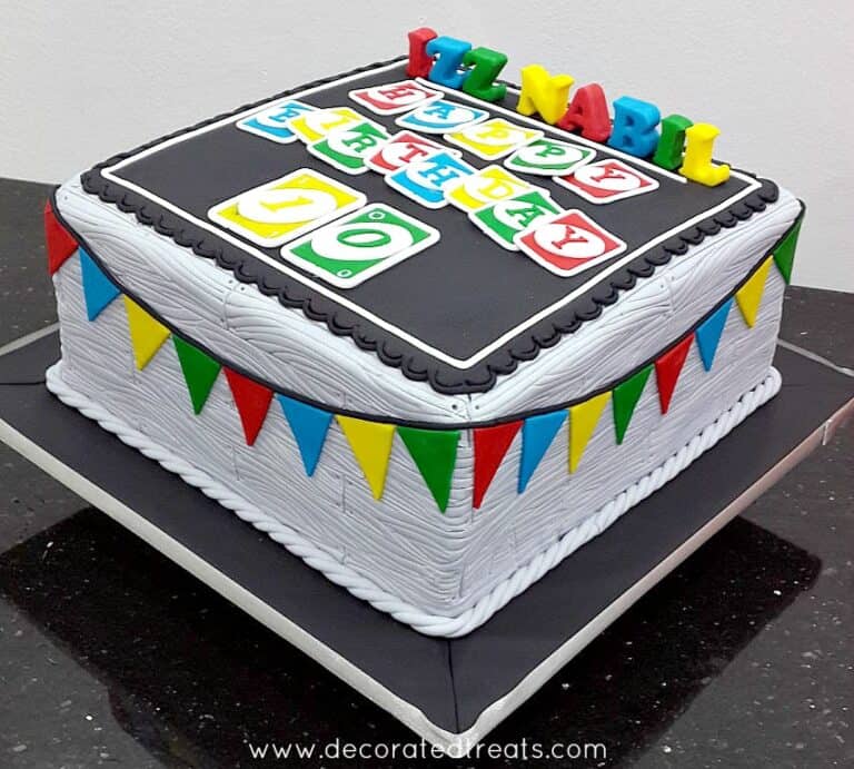 3D Fondant Letters for Cake Decorating Decorated Treats