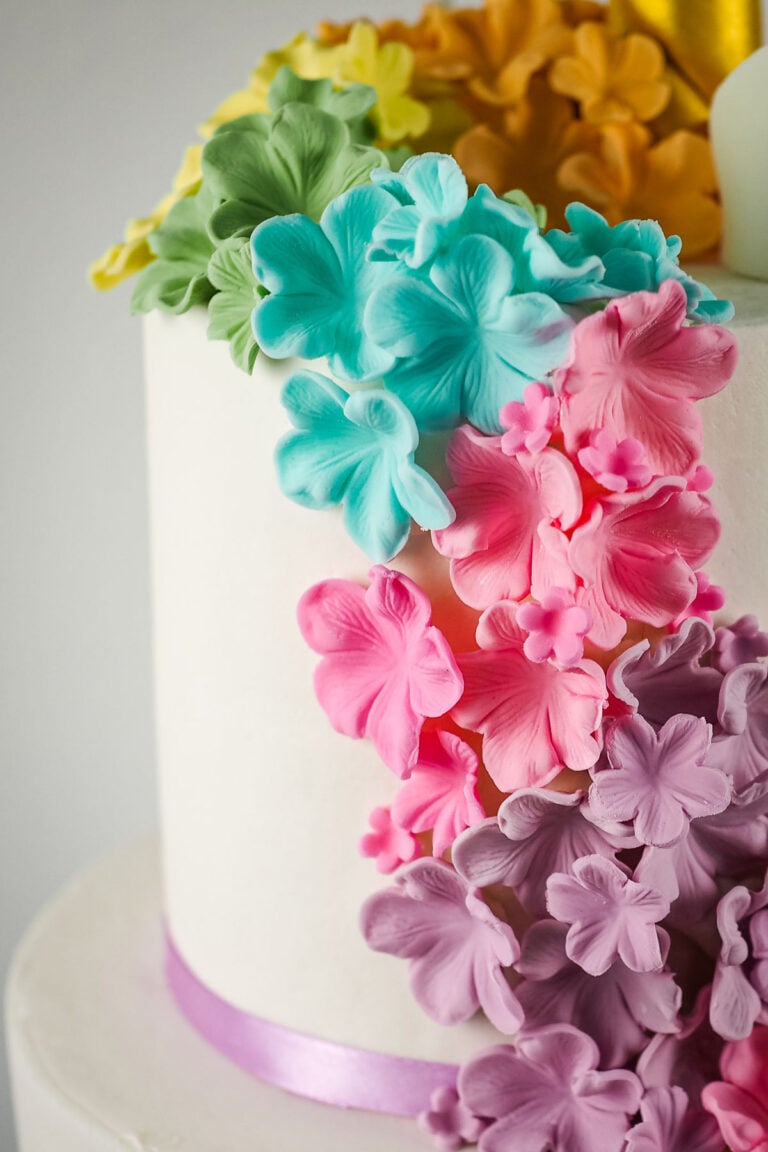 The art of creating intricate sugar flower decorations