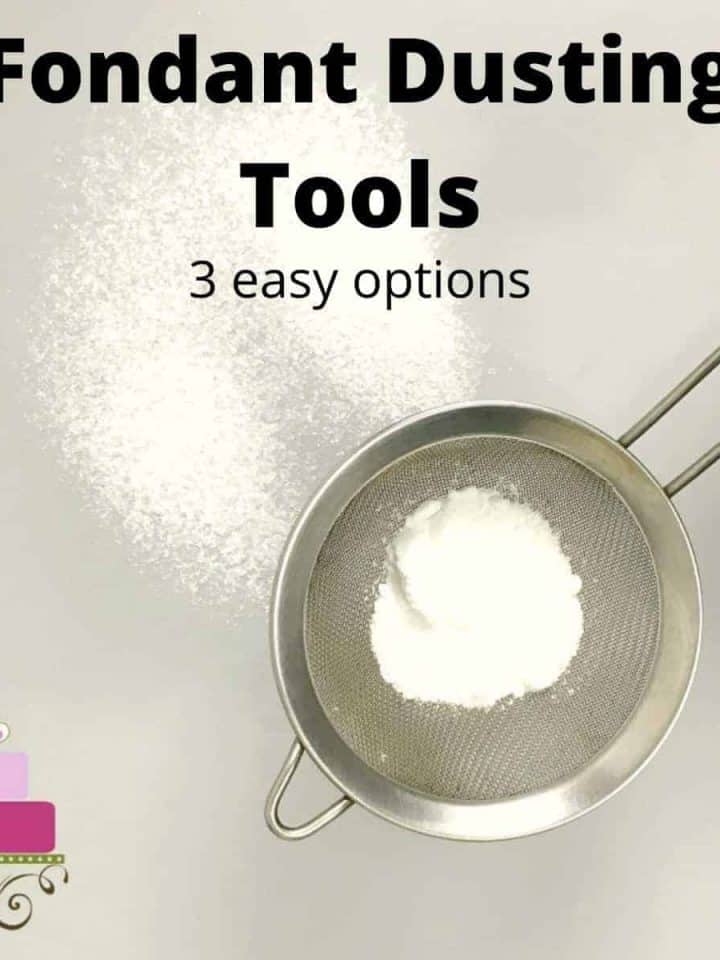 Fondant Dusting Bag a.k.a.Dusting Pouch Decorated Treats