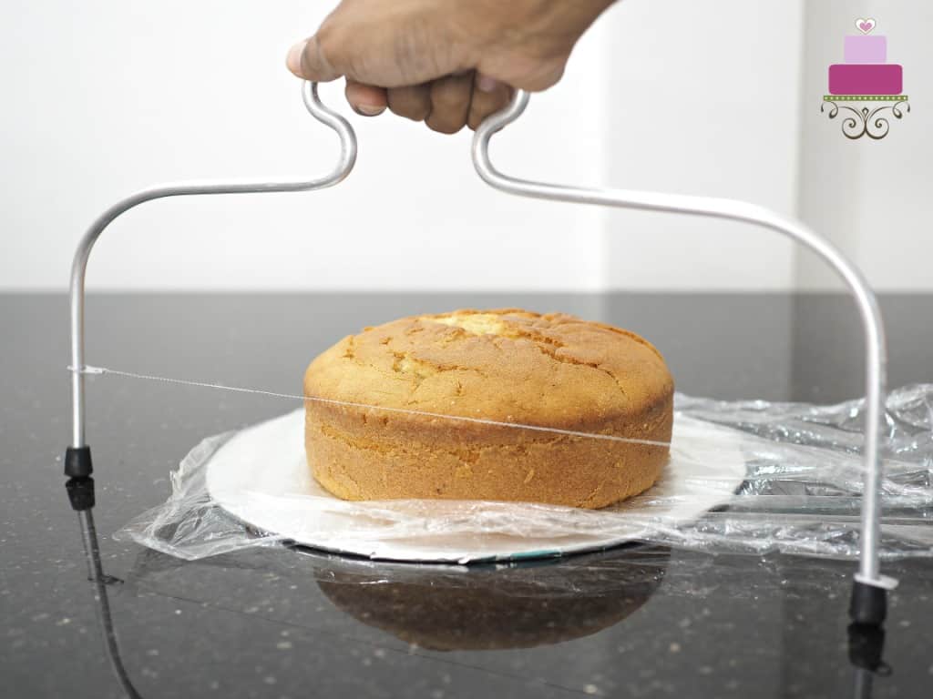 How to cut cake layers - Layering a cake with a cake leveler