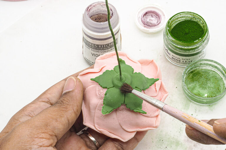 Gum Paste Rose A Step by Step Tutorial Decorated Treats