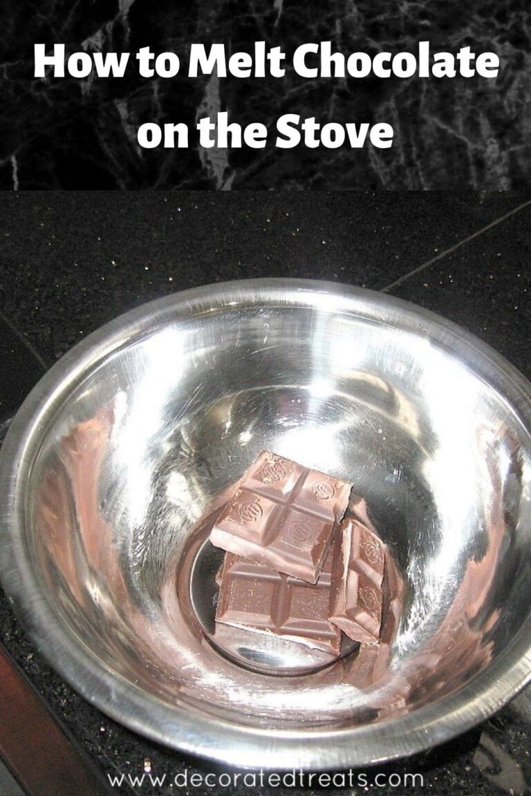 How to Melt Chocolate on the Stove & Microwave Decorated Treats