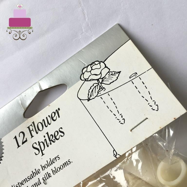 The label on a flowers spikes package