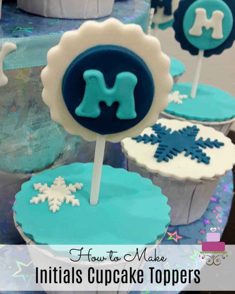 Easy Cupcake Letter Toppers (How to Make) Decorated Treats