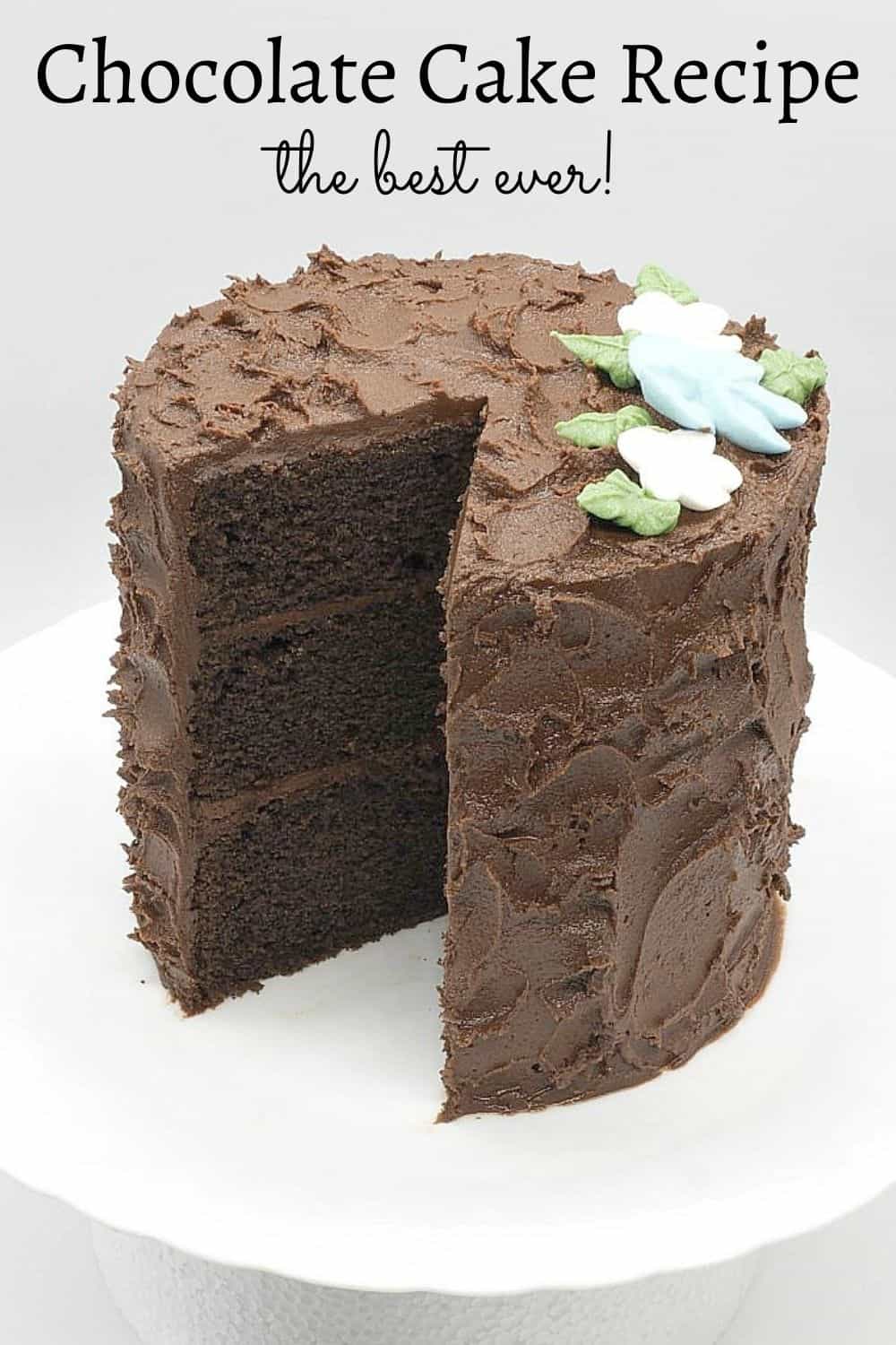 Chocolate Cake Recipe - The Best Ever! | Decorated Treats