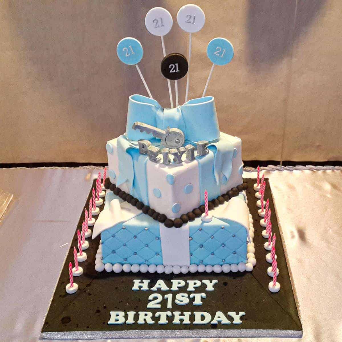 Girl 21st Birthday Cake Tutorial How To Decorate Decorated Treats