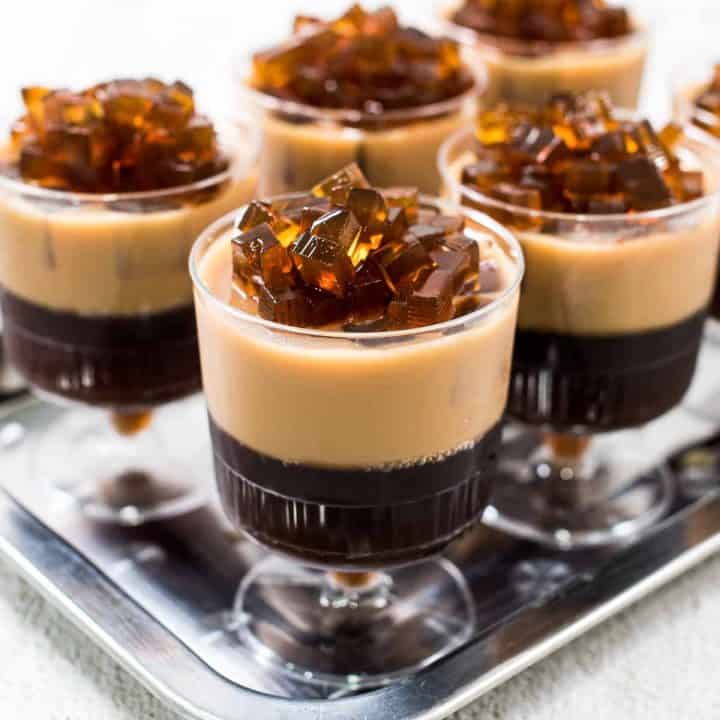 Coffee Jelly (Easy Homemade Coffee Dessert) Decorated Treats