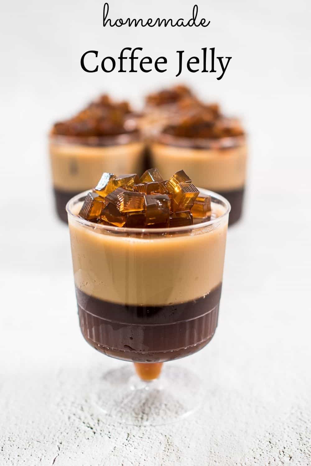 Coffee Jelly (Easy Homemade Dessert) Decorated Treats