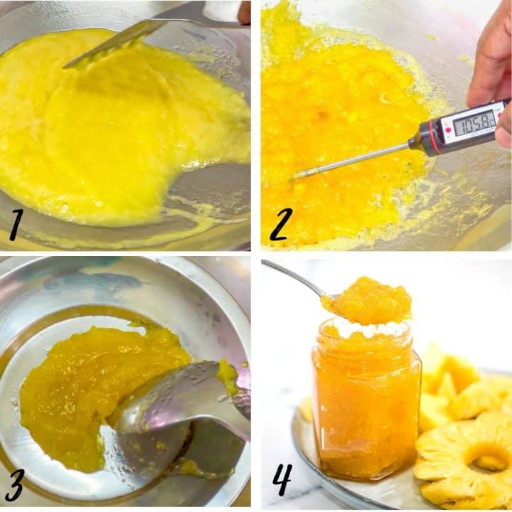 Pineapple Jam Recipe (without Pectin) Decorated Treats