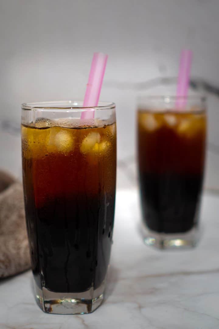 Grass Jelly Drink Easy Homemade Tea Recipe Decorated Treats