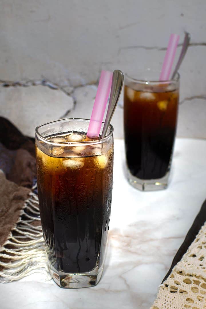 Grass Jelly Drink Easy Homemade Tea Recipe Decorated Treats