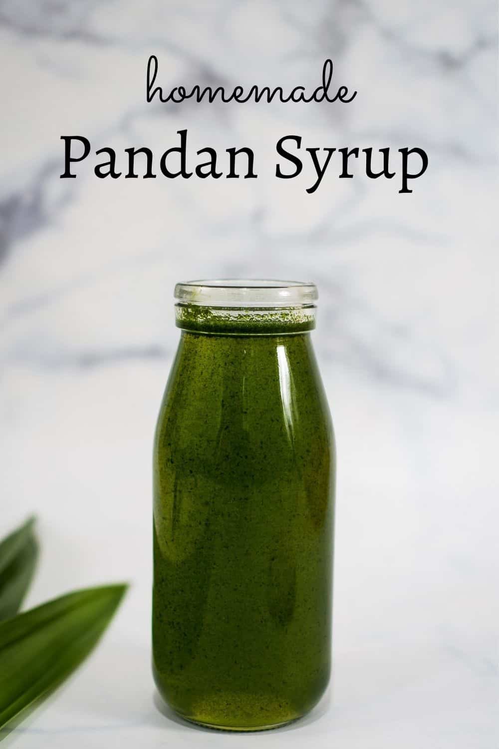Pandan Syrup (How to Make) Decorated Treats
