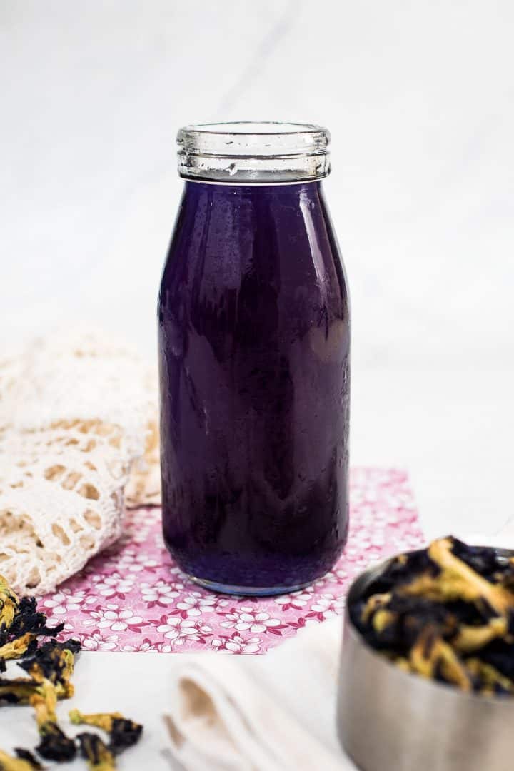 Butterfly Pea Syrup (Easy Homemade Recipe) Decorated Treats