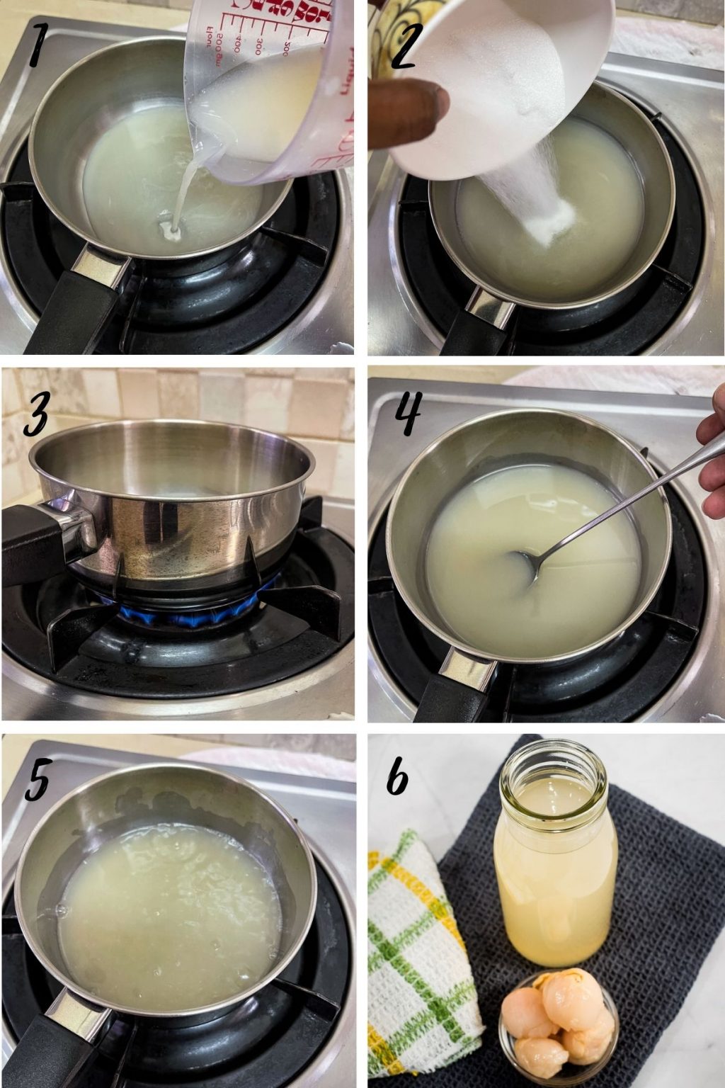 Lychee Syrup (Easy Homemade Recipe from Scratch) Decorated Treats