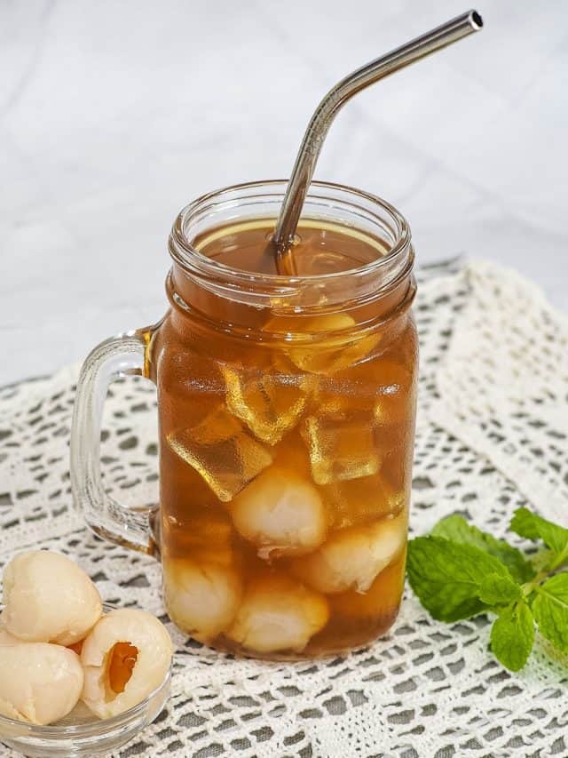 Lychee Syrup (Easy Homemade Recipe from Scratch) Decorated Treats